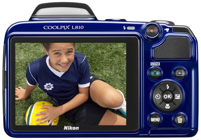 Blue Nikon Camera